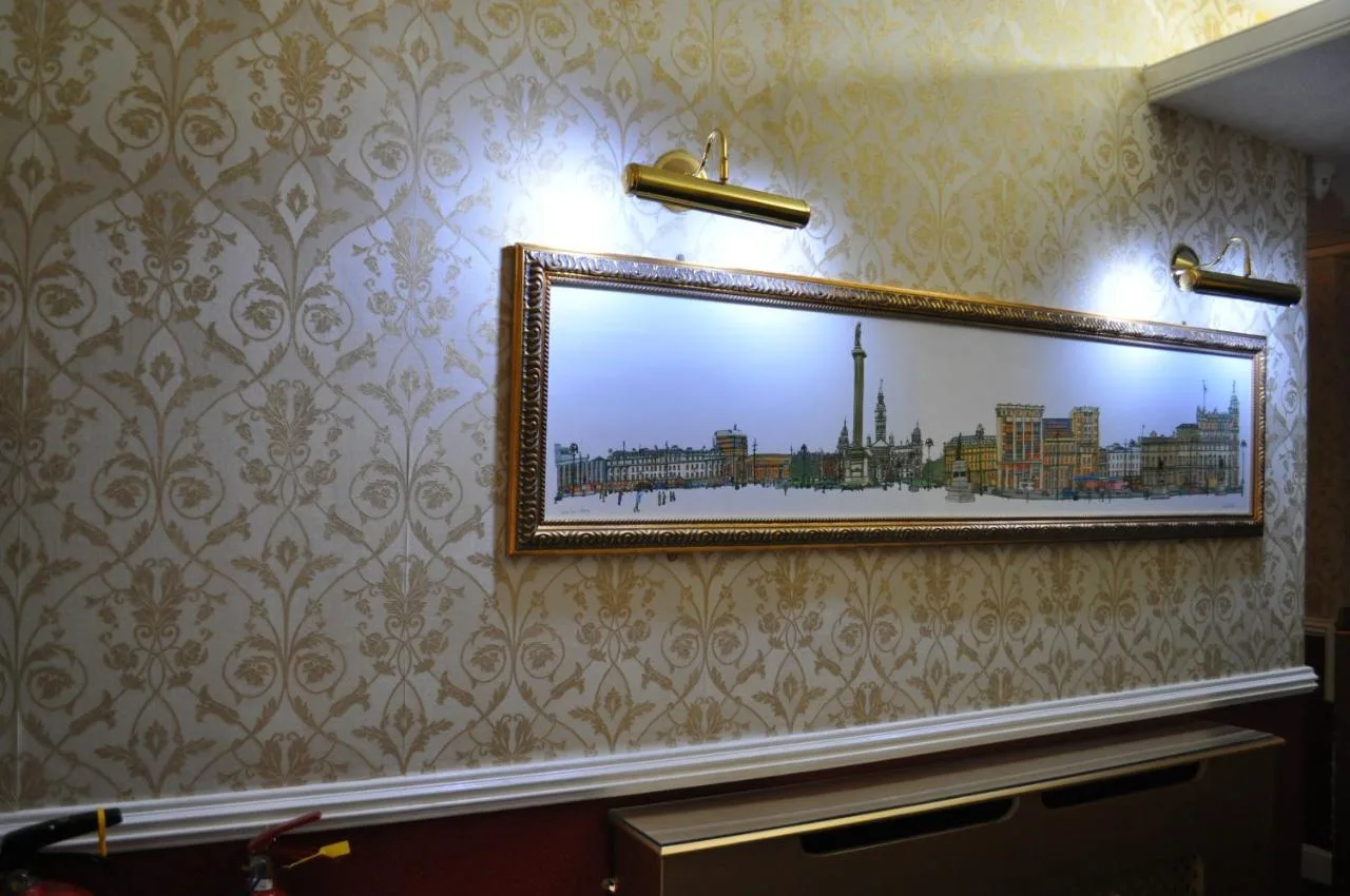 Glasgow painting in the hallway